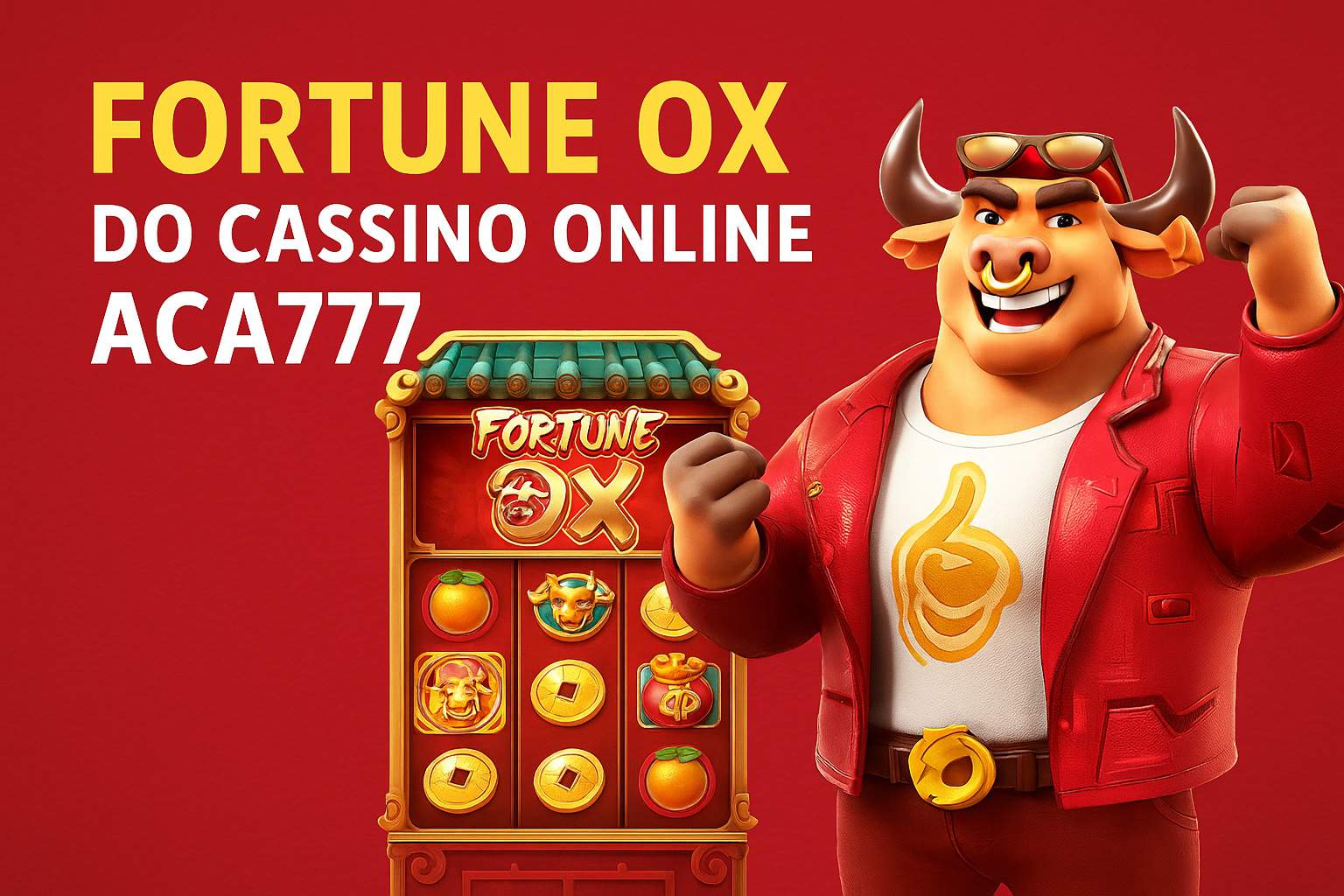 Fortune Ox no ACA777 - Aposte Agora e Reivindique Seus Ganhos