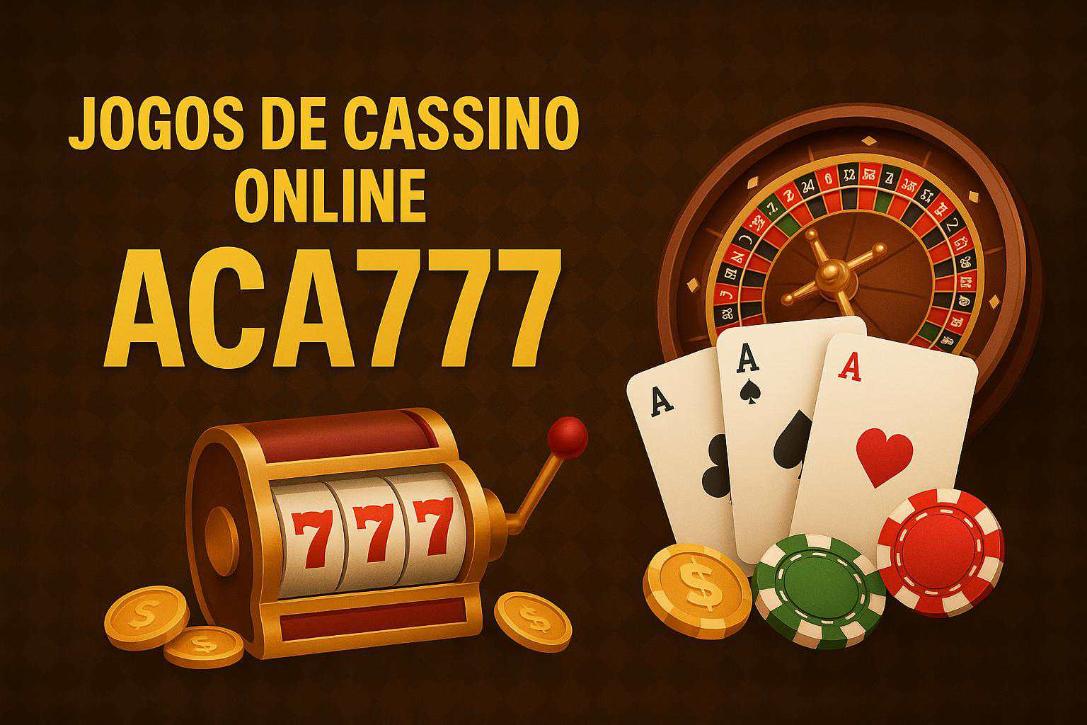 Jogos de cassino online inovadores e emocionantes na ACA777