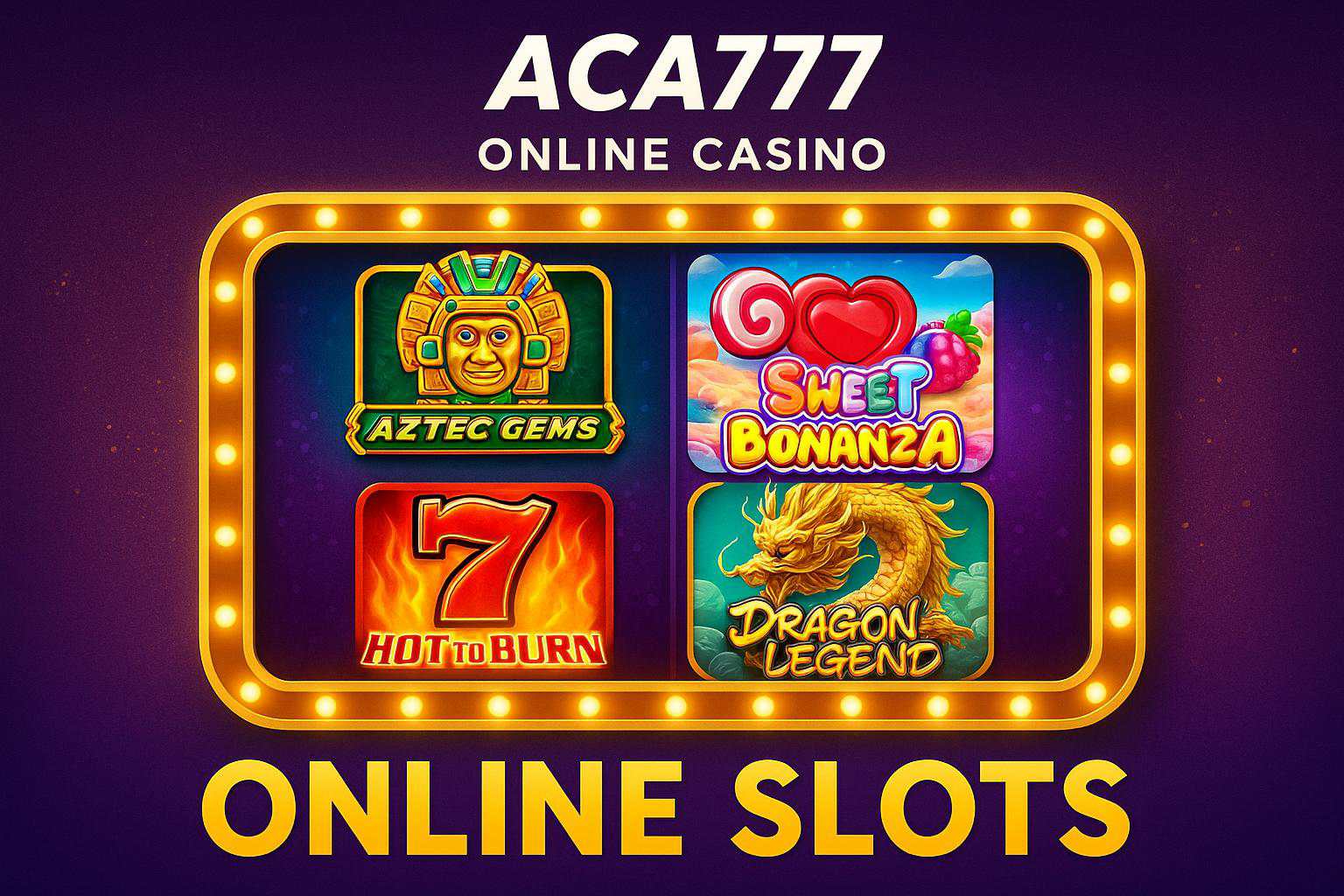 Explore o mundo das slot machines no ACA777 Casino